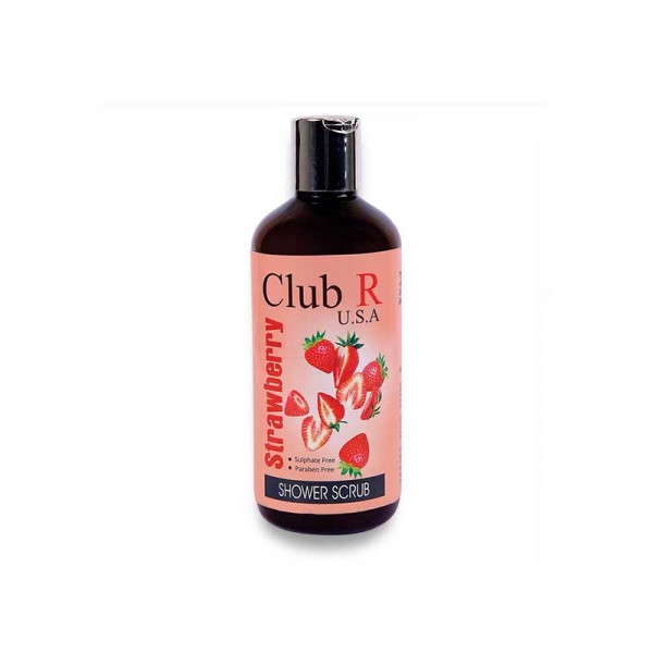 Club R Strawberry Shower Scrub